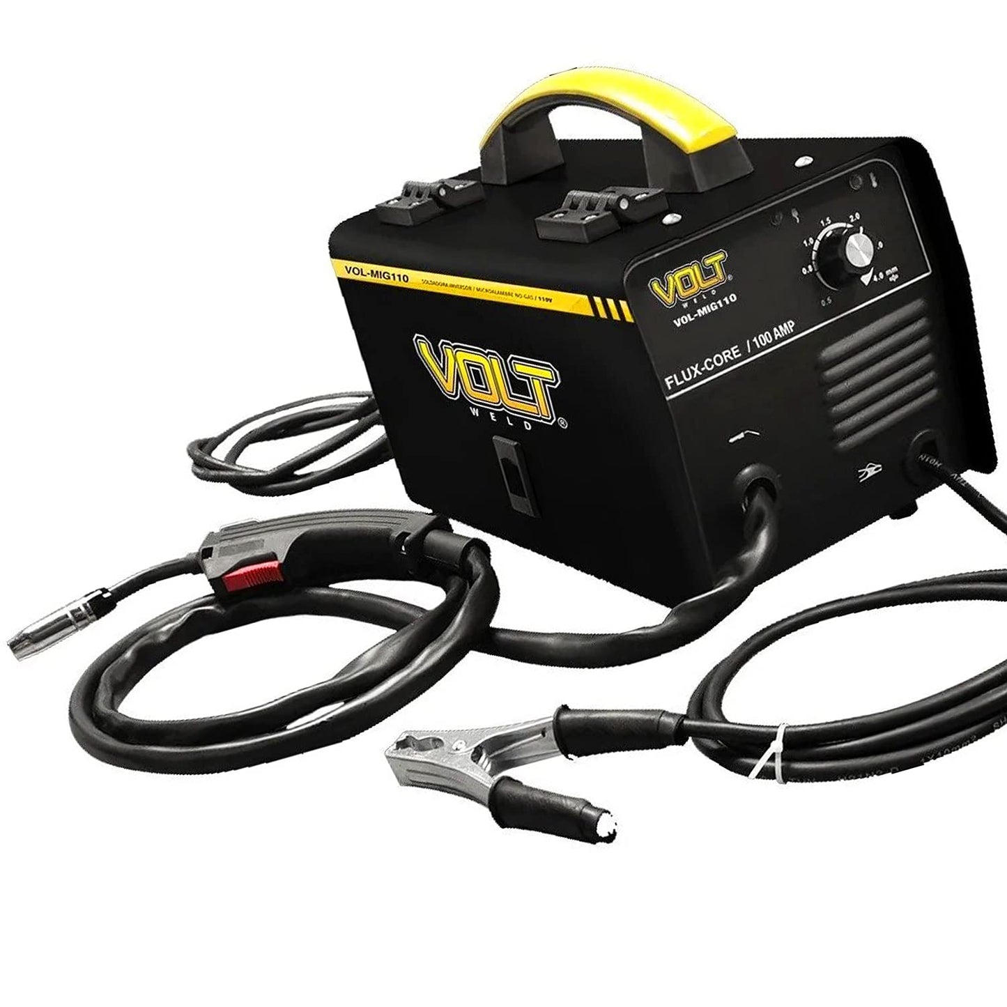 VOLT - SOLDADORA INVERSOR MIG NO GAS 100A 110V ROLLO 1 KGS VOLT VOL-MIG110