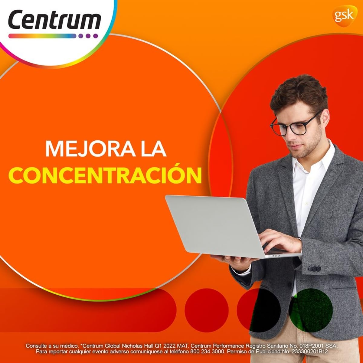 Centrum Performance Multivitaminico, Con Complejo B y Magnesio, 100 Tabletas