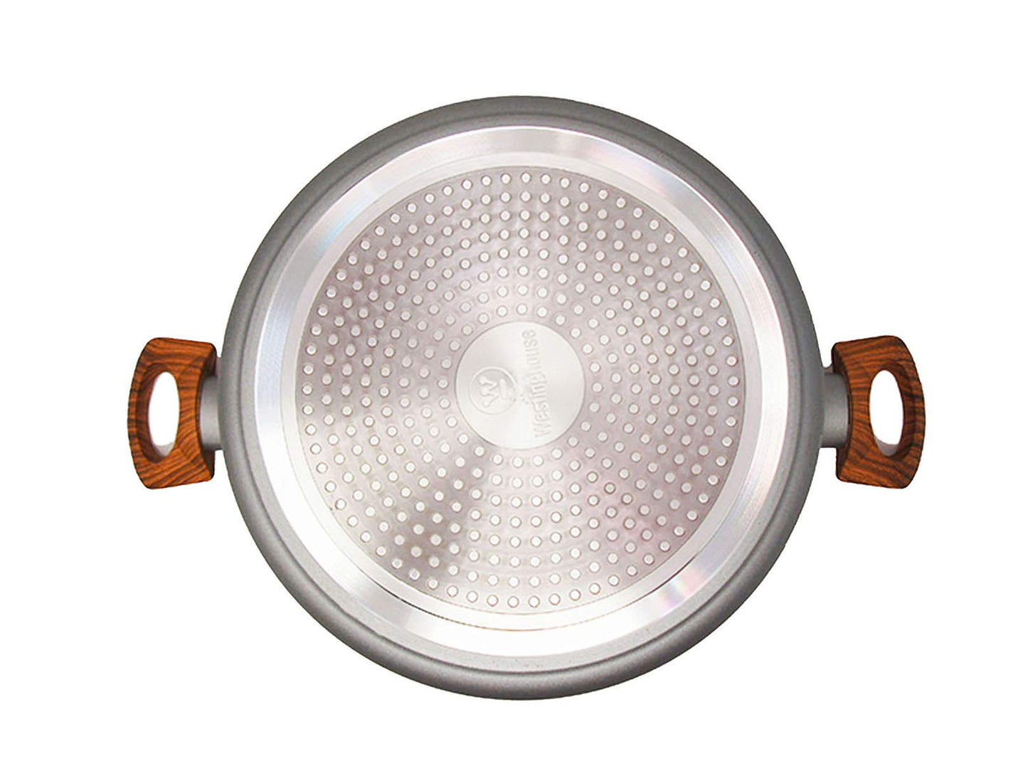 Westinghouse Cacerola Antiadherente de Mármol Gris Madera 28 cm (WCCC0032028MBB)