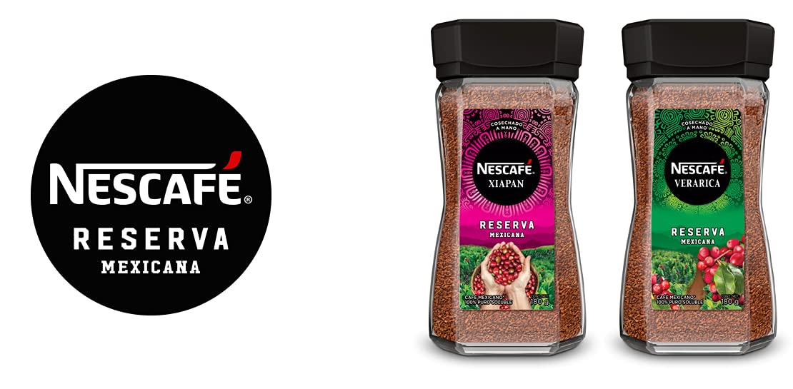 Nescafe - Nescafé - Café Soluble Nescafé Reserva Mexicana 2 piezas de 180g