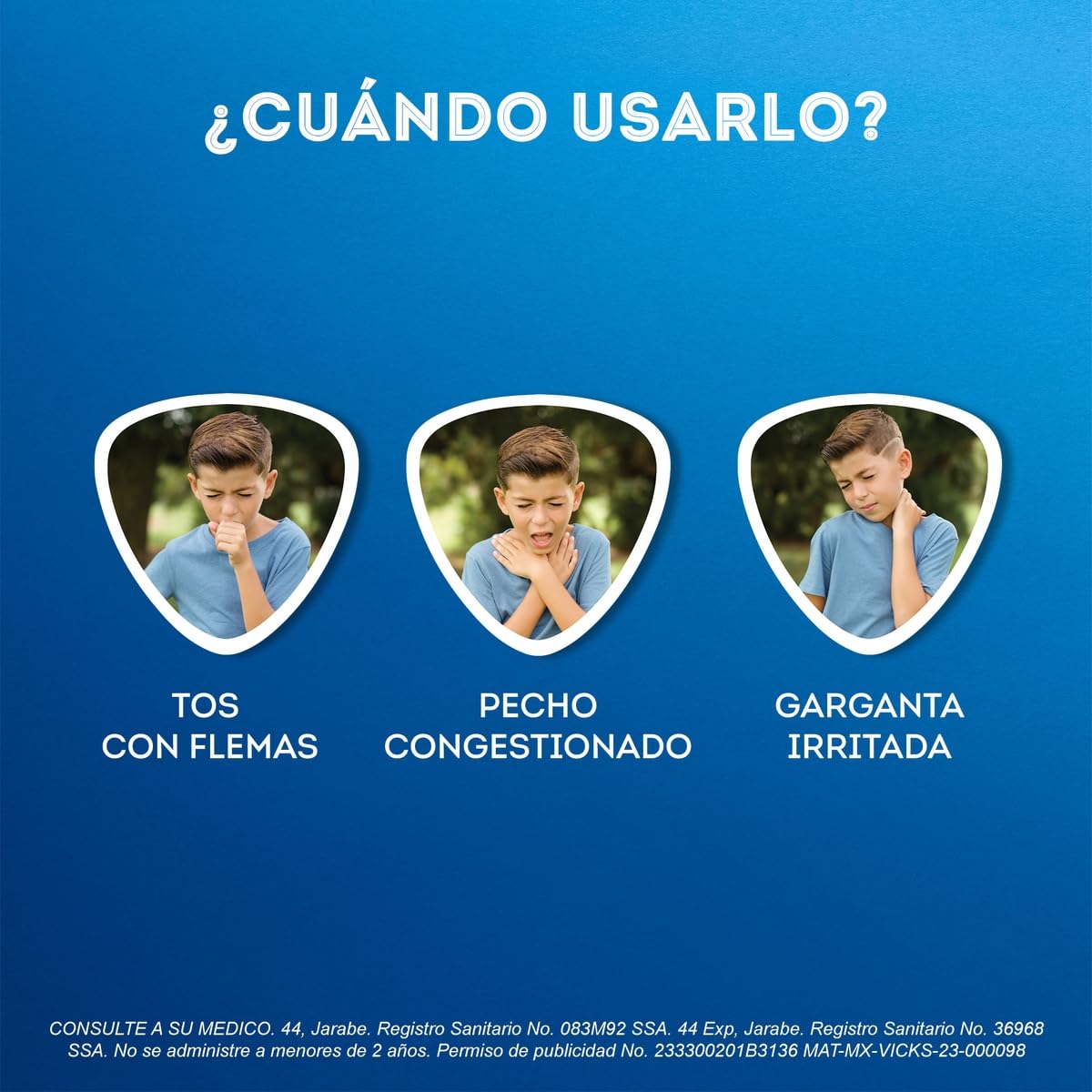 Vicks - Vick 44 Jarabe Expectorante sabor a miel de abeja, mentol y eucalipto 240 ml