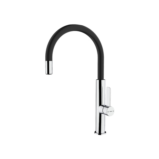 Teka TOP FOT 995 Negro - Grifo (Retirable, Negro, Grifos de palanca, Solo, 3/8", Tipo C)