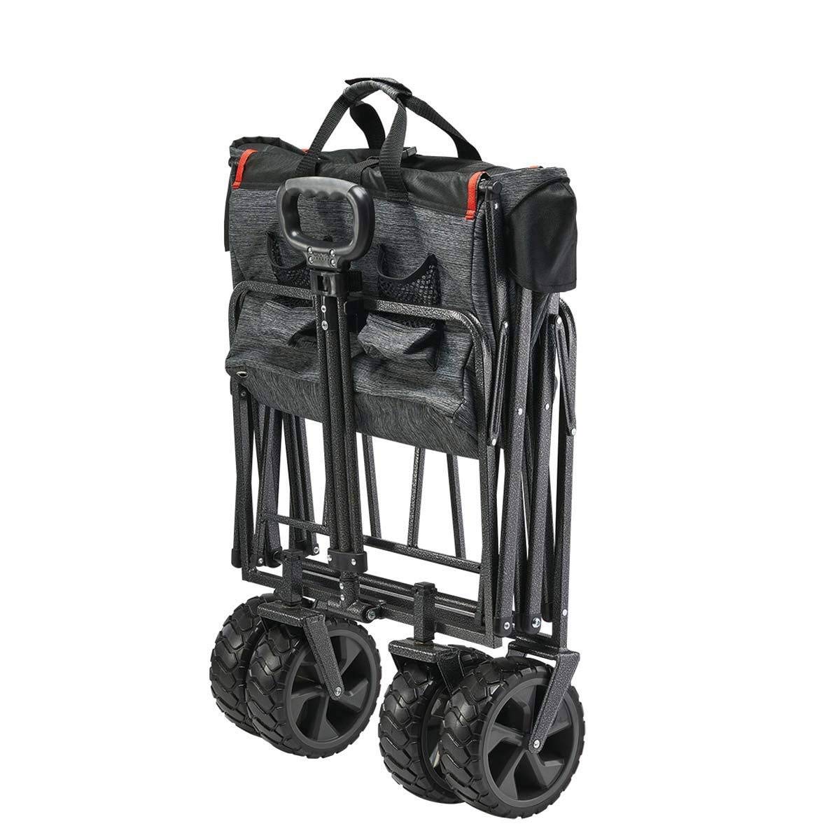 MacSports Mac Sports - Mac Sports Carrito de Carga Extra Largo, Plegable para Uso al Aire de Campo