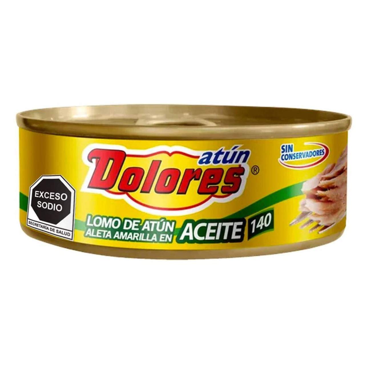 Atun en aceite Dolores 10 latas de 140 gr Paquete