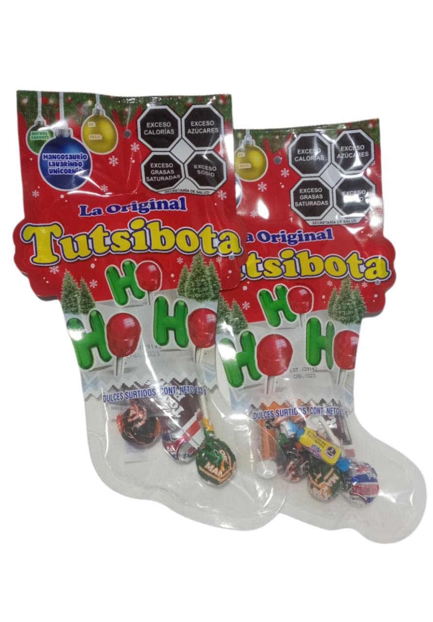 Tutsi Pop - Tutsi Pop Tutsibota Chica, La Original, Dulces Surtidos de Contenido Neto: 133 gramos, Pack de: 2 Tutsibota Chica