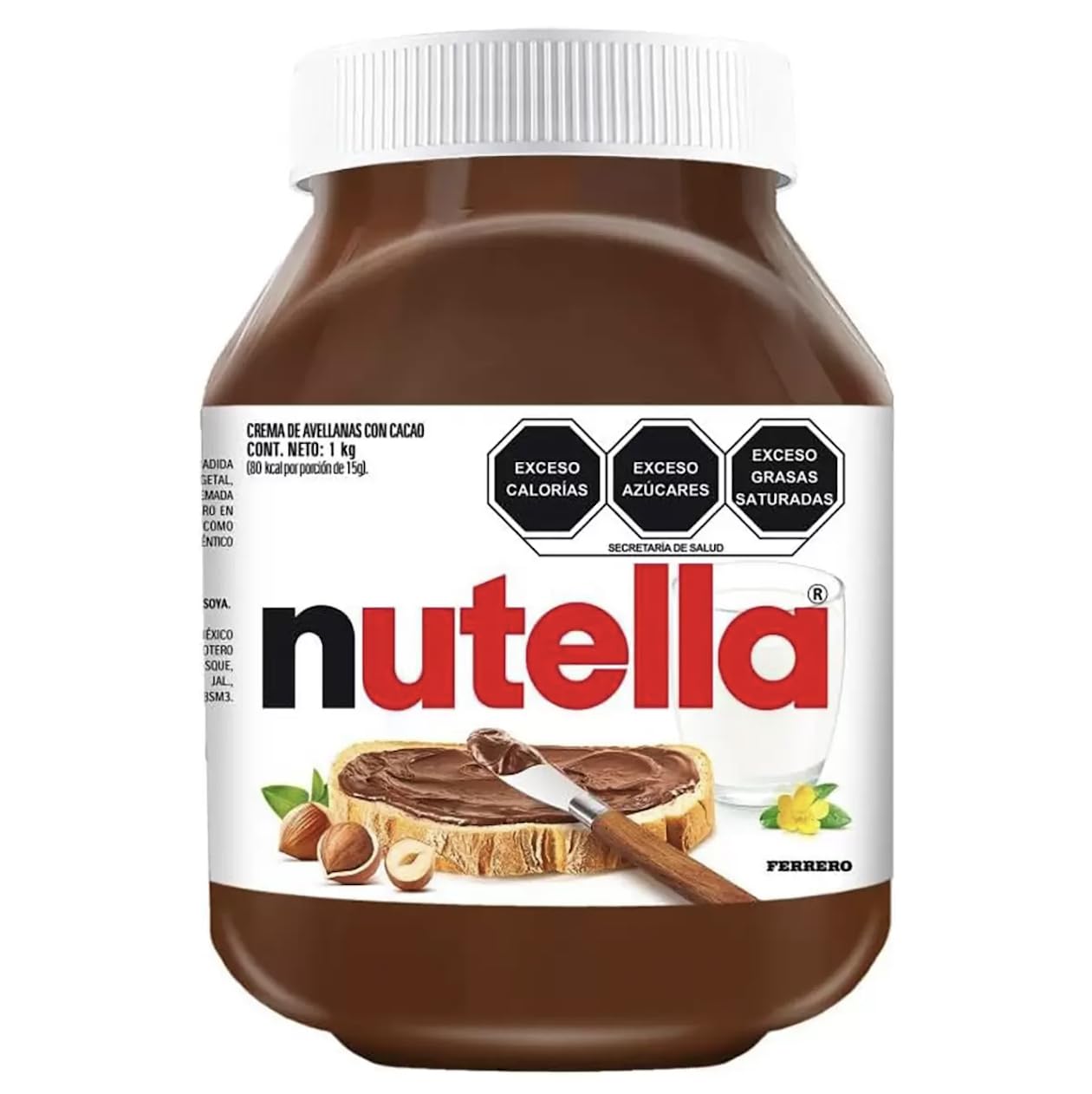 Nutella - Nutella Chocolate de avellana para untar 1 kg
