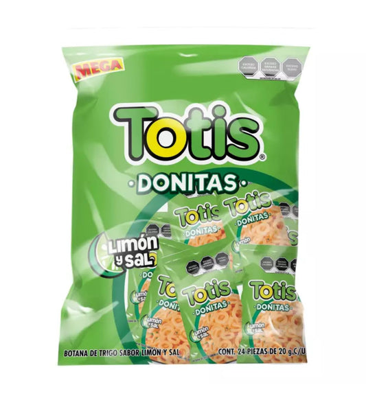 TOTIS MEGA DONAS LIMÓN Y SAL 24 PZAS
