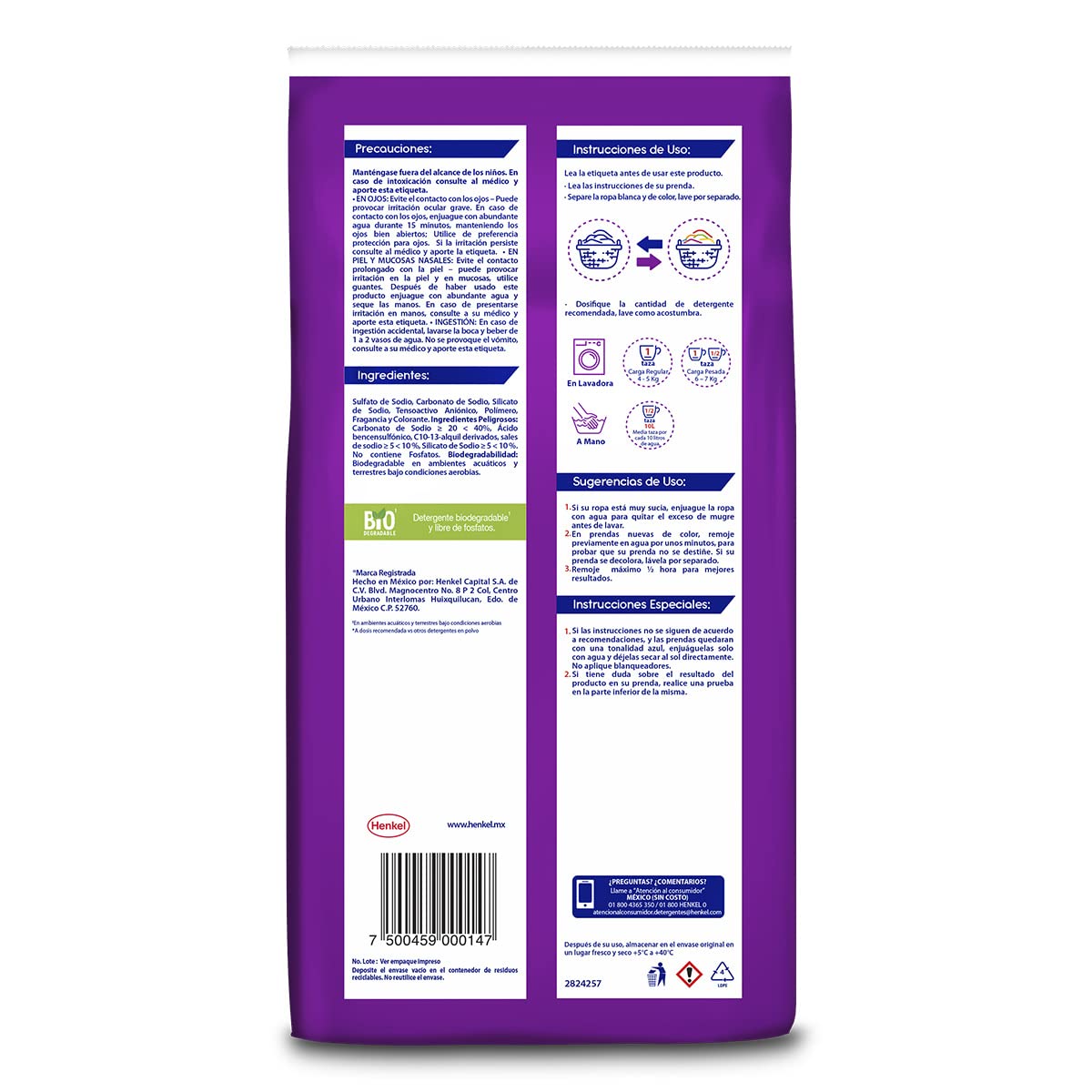 VORAGA 123 - 1-2-3 MAXI PODER con Suavizante y Jazmín 10 kg, detergente en polvo, Con suavizante extra y olor a jazmín, Ropa brillante, fresca y suave.