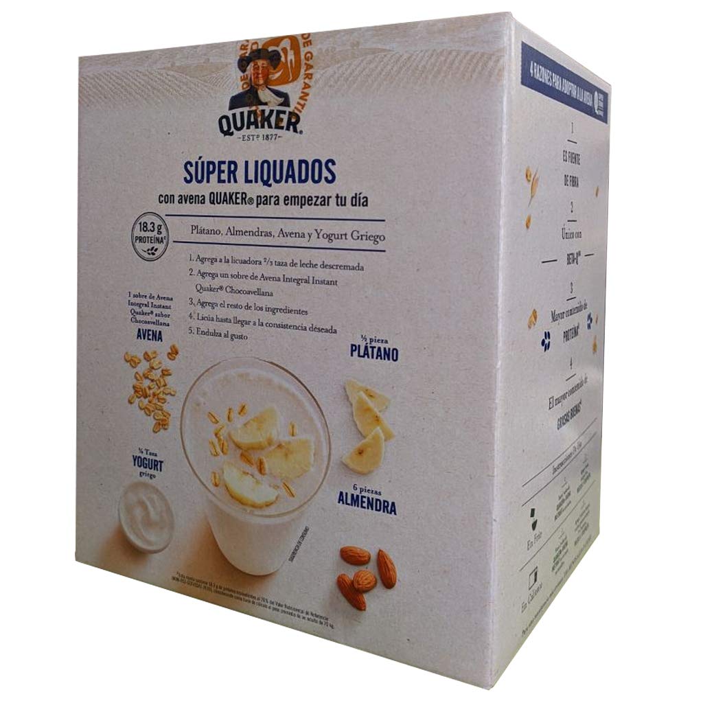 Quaker - Quaker Avena Instantanea Diferentes Sabores 40 Sobres