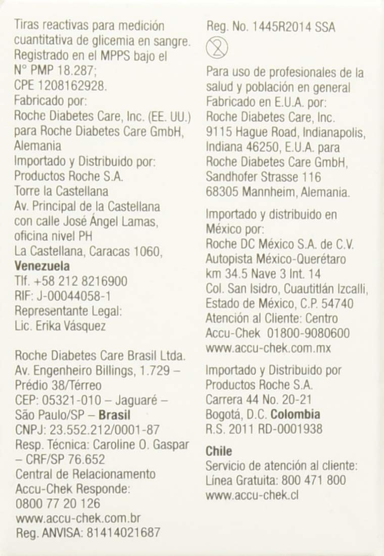 Accu Chek Performa Tiras, 50 Piezas