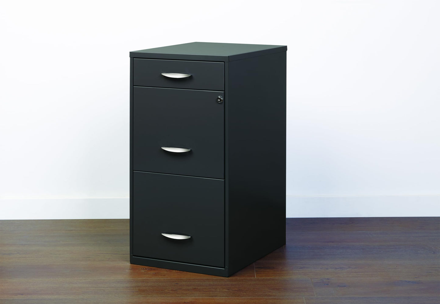 Space Solutions 20205 Archivero Organizador de Tres Gavetas, Color Gris Charcoal, Tamaño Carta