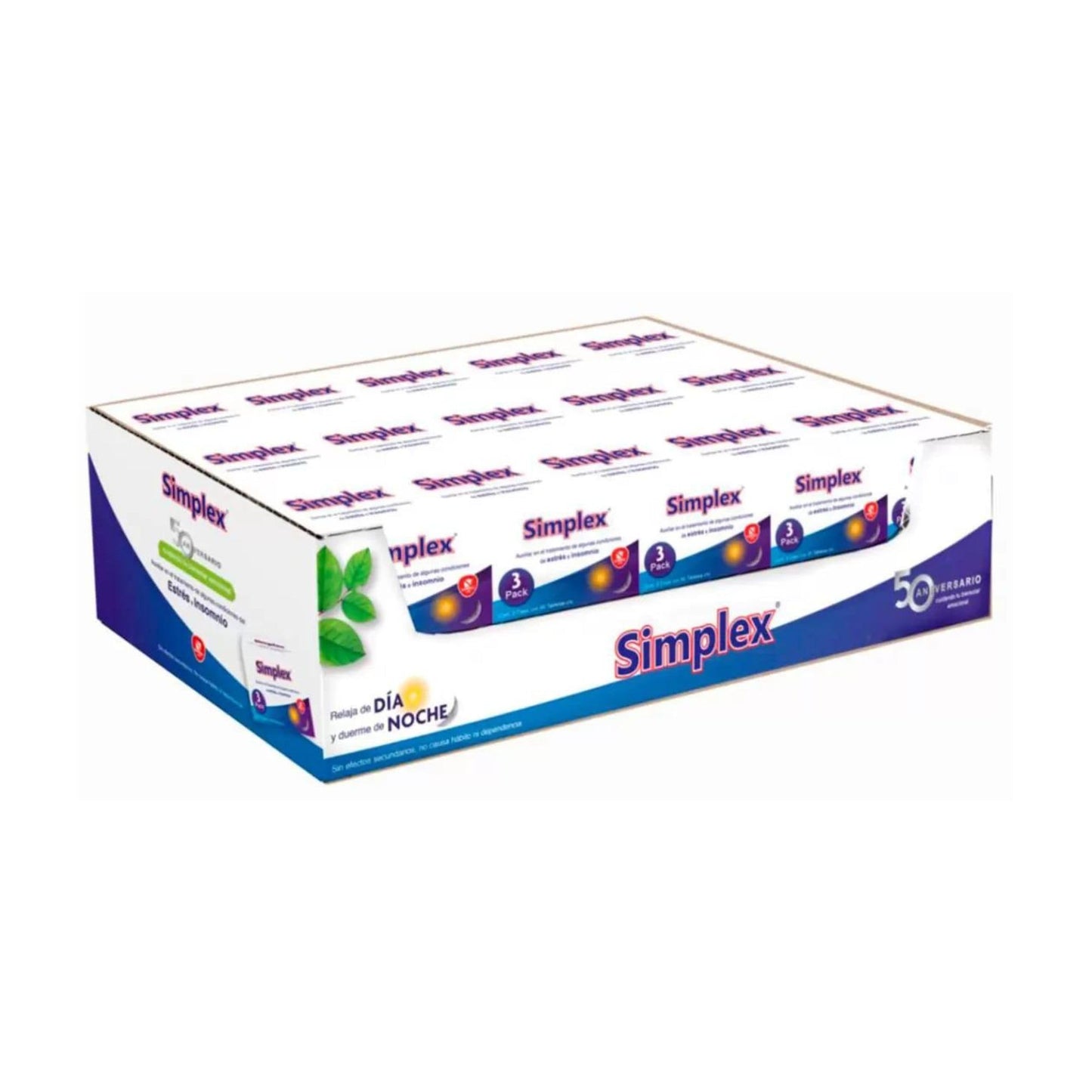 Tabletas Para El Insomnio Simplex 3 Pack