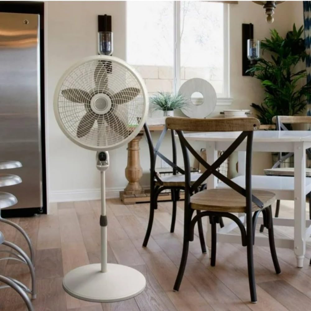 Lasko - ventilador de pedestal cyclone(45,72 cm, con control remoto,enfria poderosamente los espacios hogareños mas grandes,facil de usar)