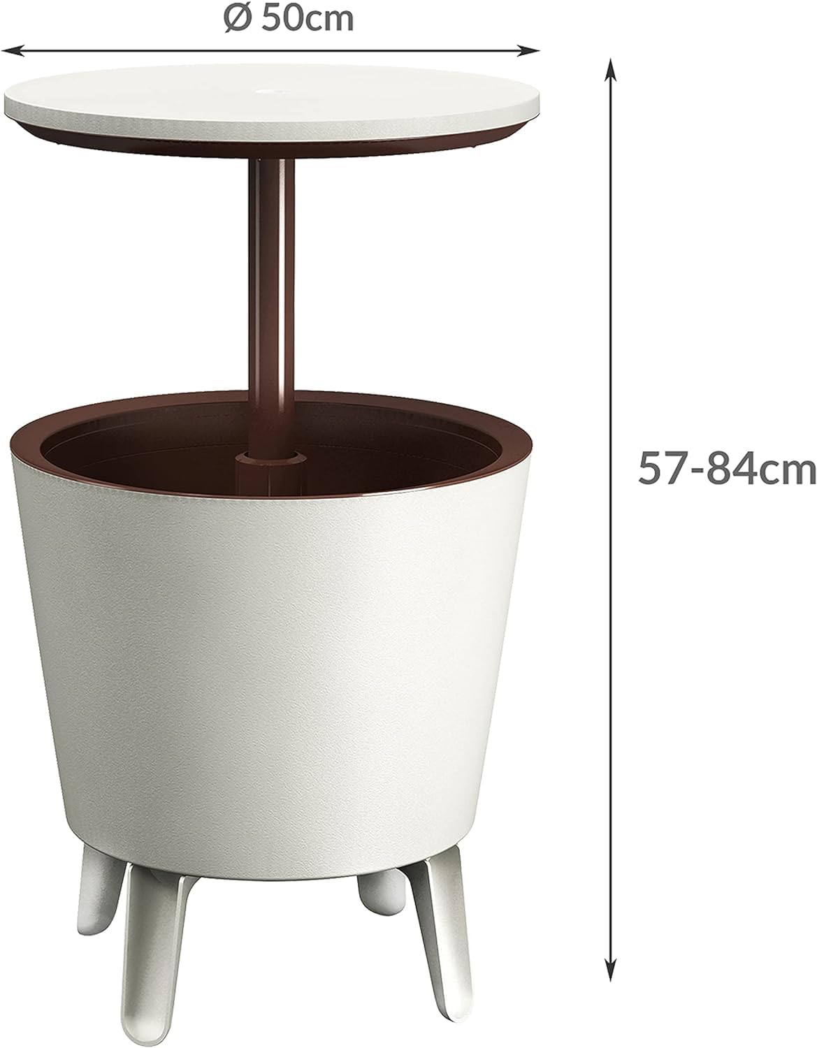 Tisch mit Tiefkühlfunktion Von Keter - aus Kunststoff, zur Verwendung im Freien, Gartenmöbel