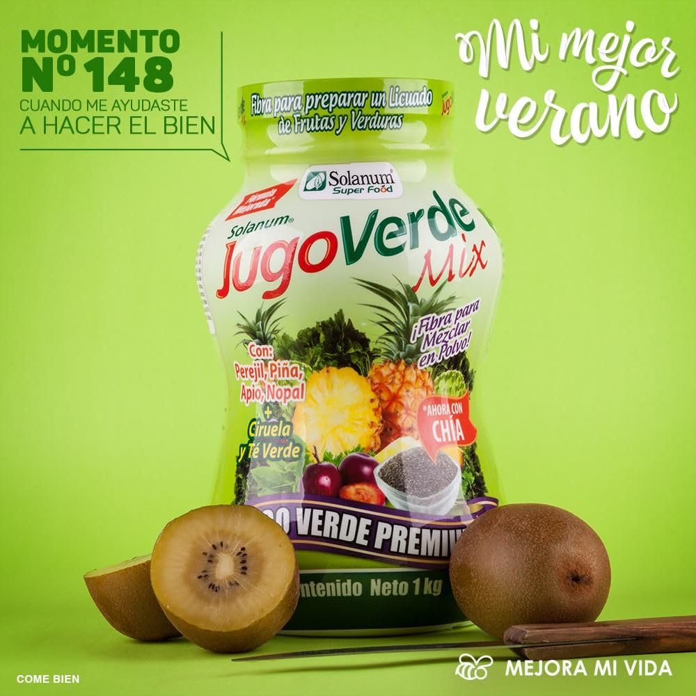 Member's Mark - JUGO VERDE MIX SOLANUM EN POLVO PRESENTACION EN BOTE GRANDE DE 2 KILOGRAMOS
