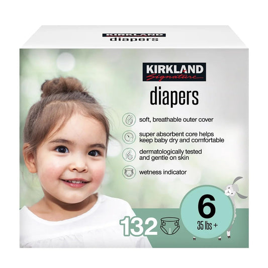 KIRKLAND SIGNATURE - Kirkland Signature Pañales, Talla 6 (132 unidades)