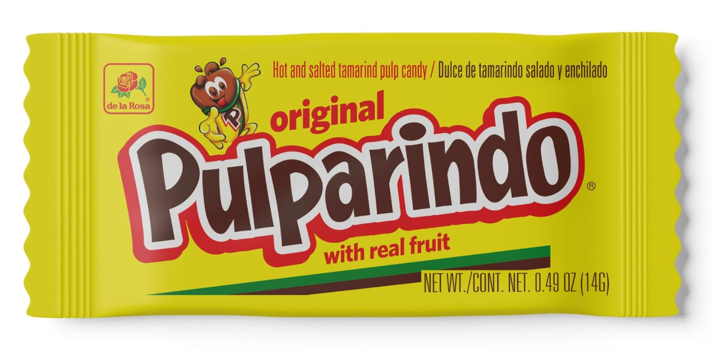 De La Rosa Pulparindots Chamoy - 20 Paquetes De 30 Gramos Cada Uno, 600 Gramos total