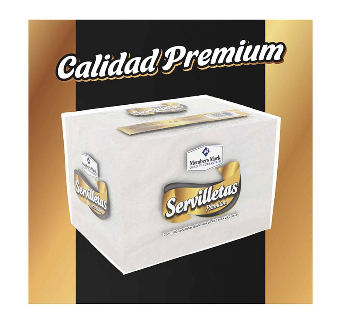 Member´s Mark - Servilletas Member's Mark Premium Con 4 Paquetes Con 100 Pie