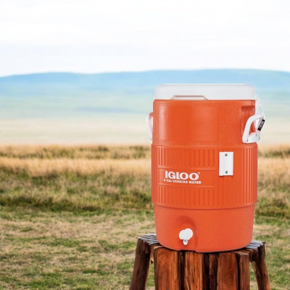 Igloo - Igloo - Enfriador de bebidas para servicio pesado de 5 galones, color naranja