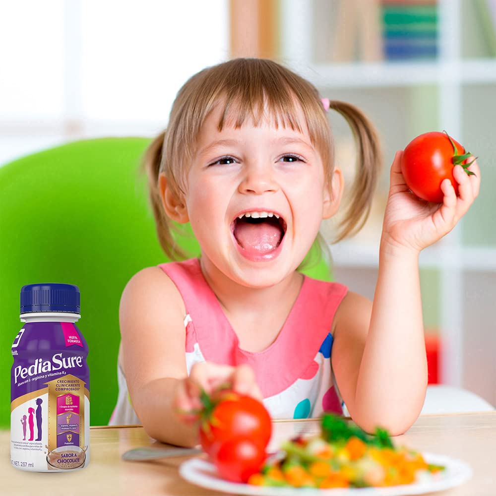 Pediasure - Pediasure Multisabor 237ml, Caja con 12 piezas, Fórmula para Alimentación Especializada, Multisabor 10 Fresa + 2 Chocolate
