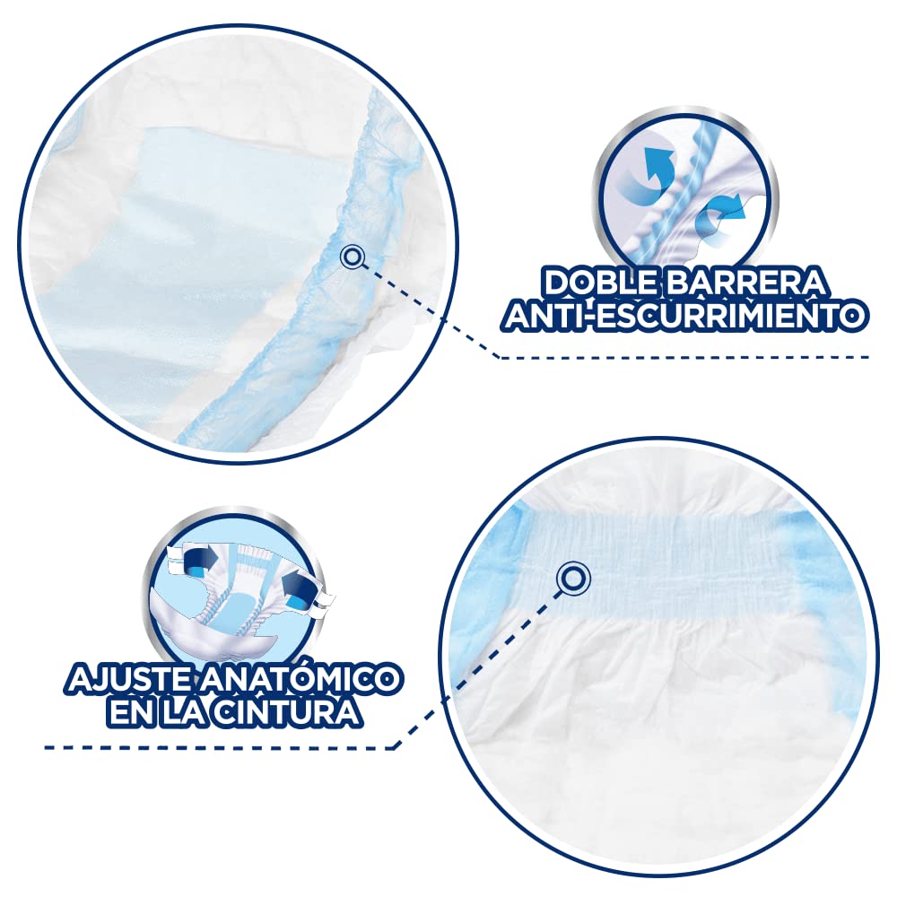 Tena Pants - TENA Slip; Protector Anatómico para Incontinencia Urinaria, Talla Grande; 30 Pzas, 2 paq de 15 pzas