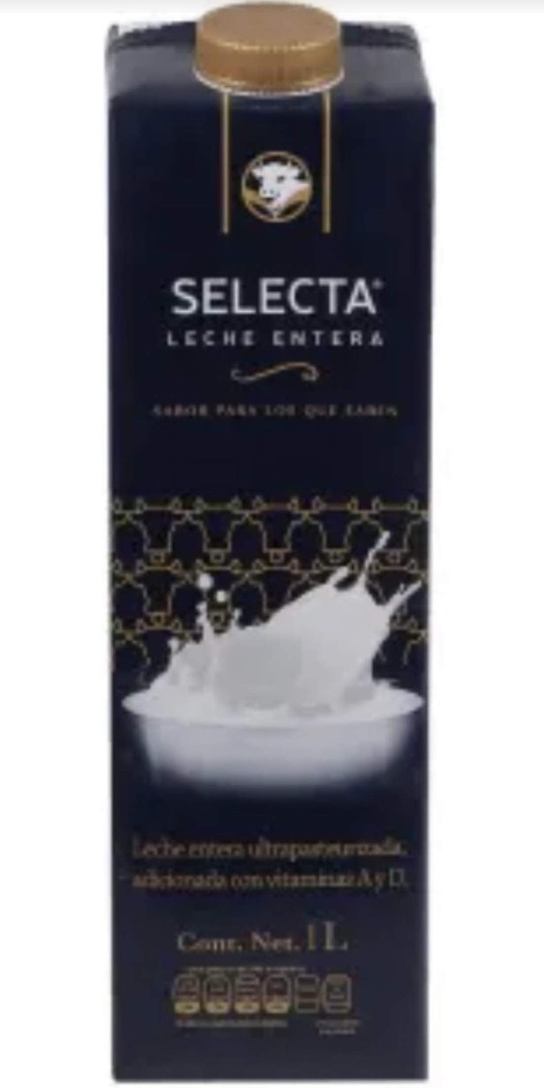 Alpura - LECHE ALPURA SELECTA ENTERA CAJA CON 12 PZAS DE 1 LITRO SALUDABLE REFRESCANTE