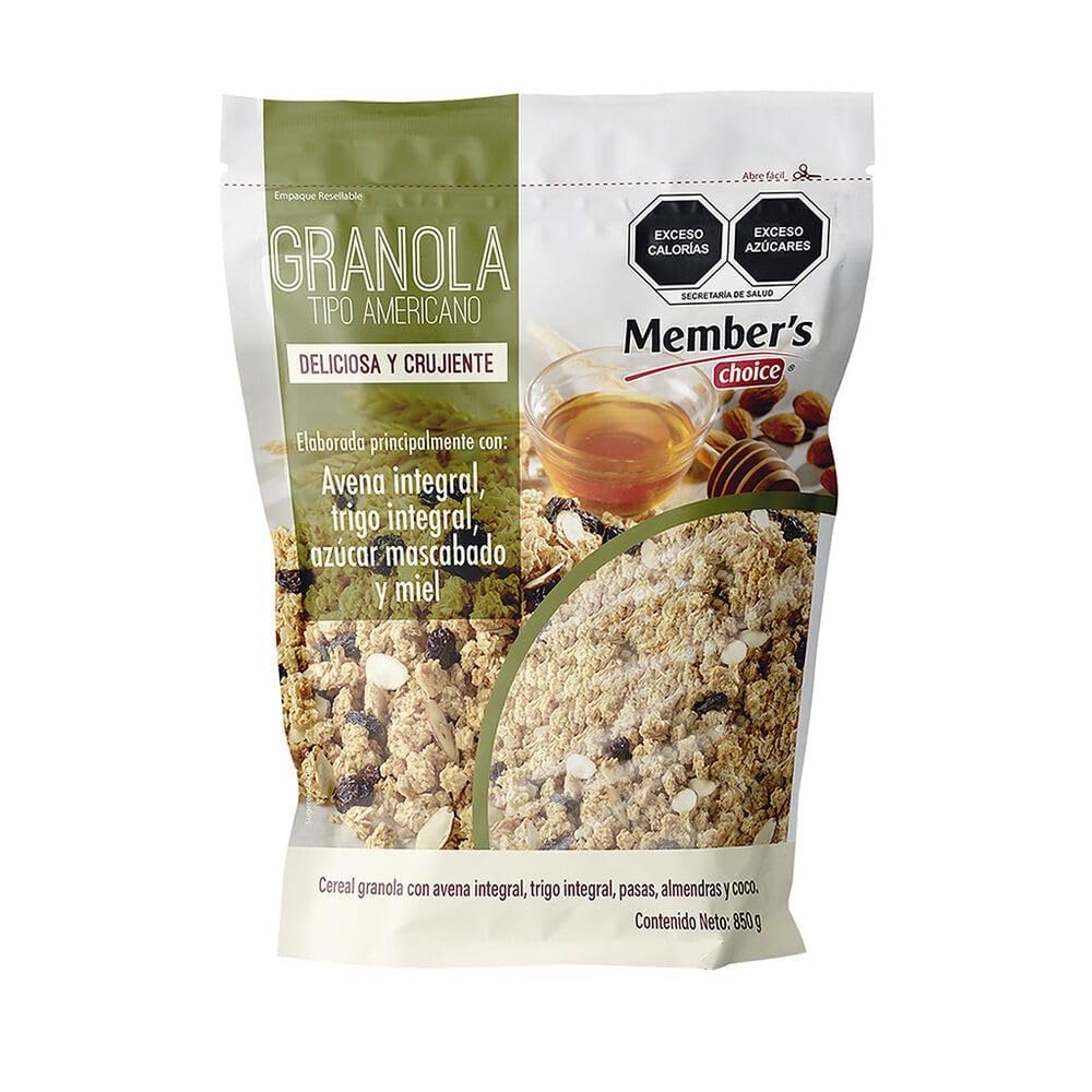 Members Choice - Members Choice - GRANOLA CON PASAS Y ALMENDRAS 850 GRAMOS