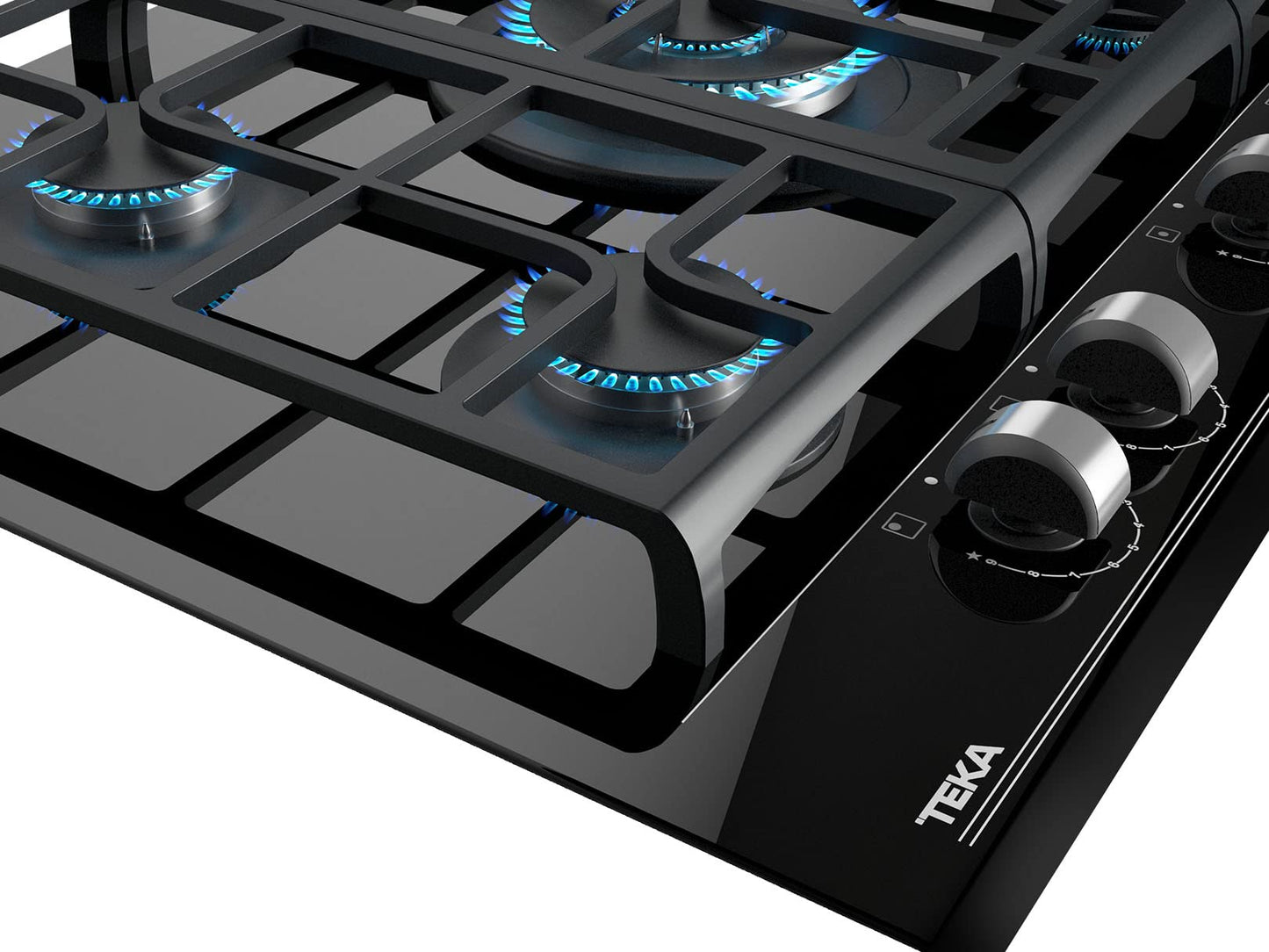 Teka - Teka Parrilla a Gas GZC 85330 XBB, Negro