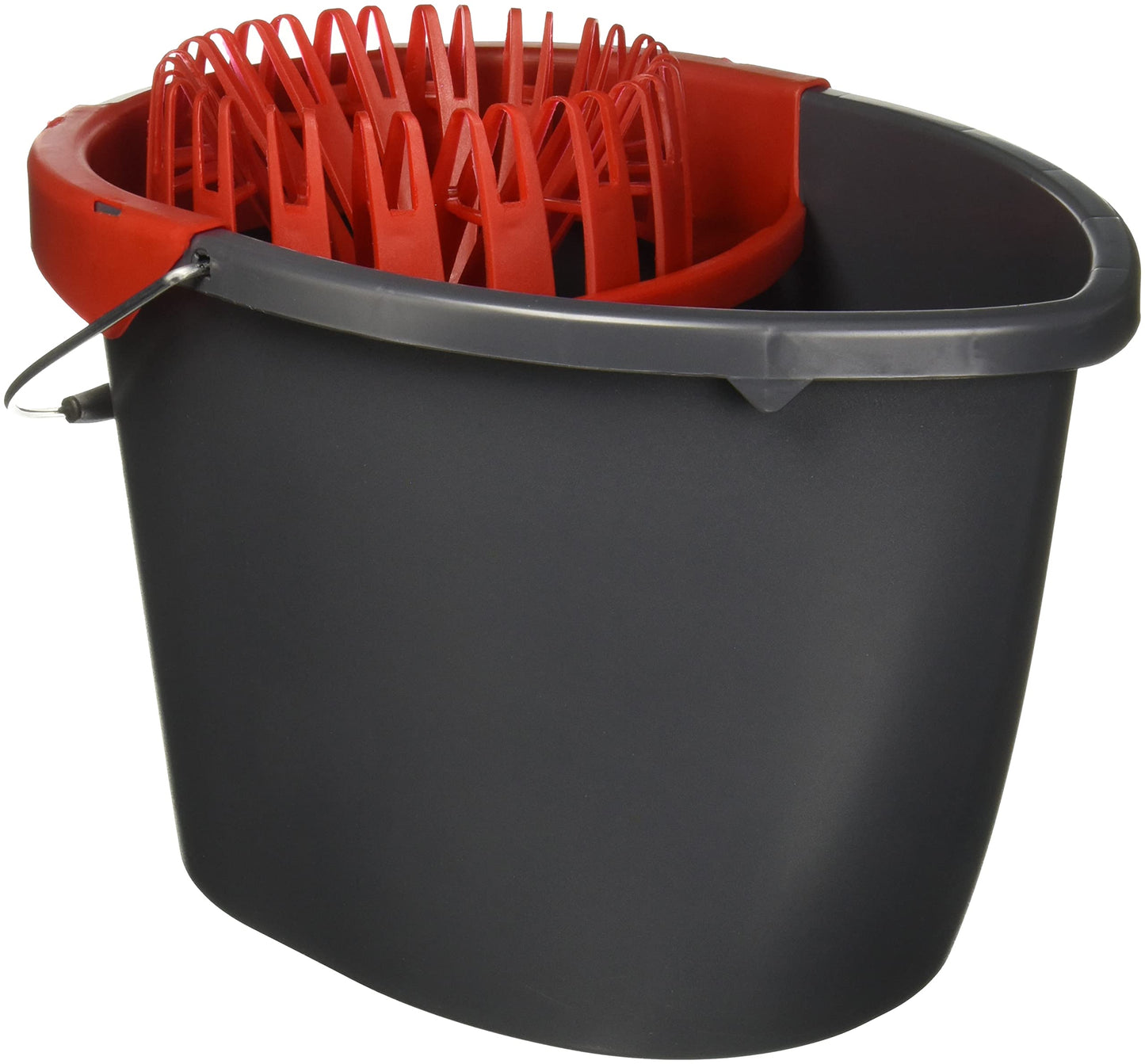 Vileda Cubo Gris Style - Cubeta con Exprimidor Resistente