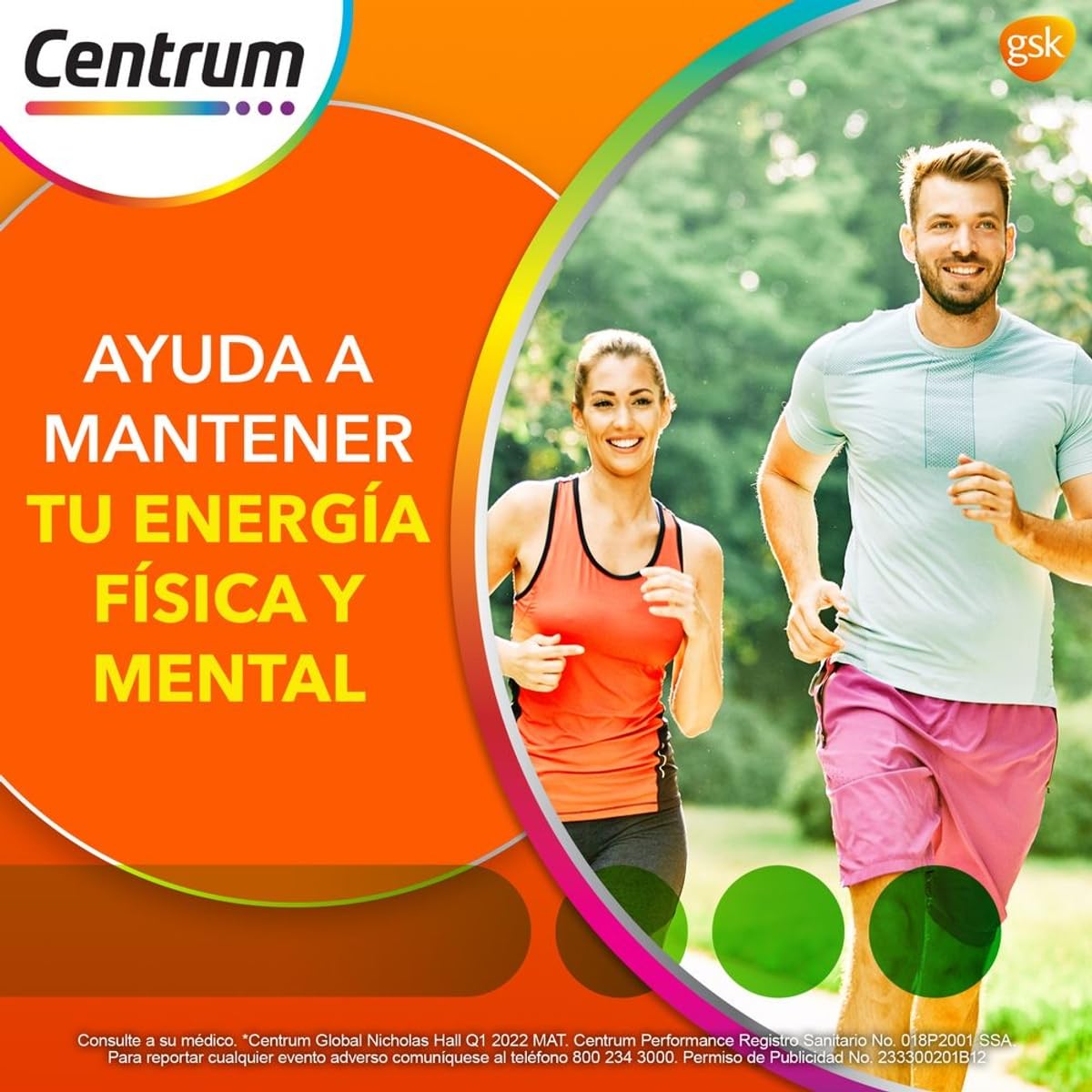 Centrum Performance Multivitaminico, Con Complejo B y Magnesio, 100 Tabletas