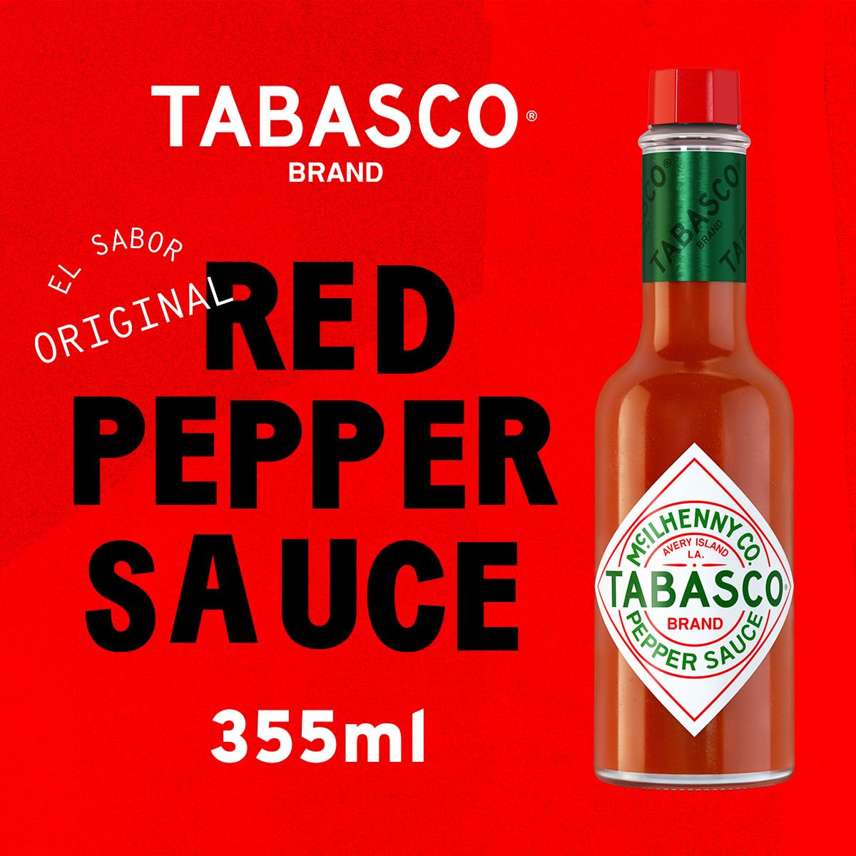 Tabasco Salsa Picante Red Pepper, 355 ml