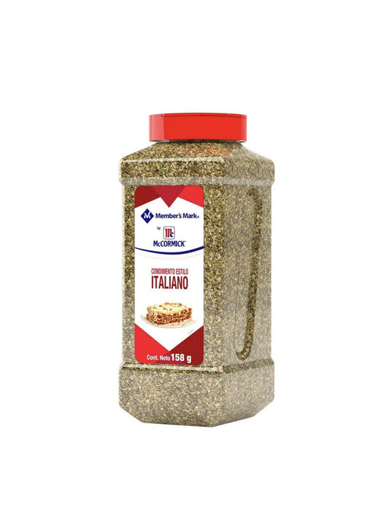 “Genérico” - CONDIMENTO ESTILO ITALIANO MEMBER'S MARK PRESENTACIÓN DE 158 GRAMOS RESTAURANTE NEGOCIO CASA CONDIMENTO ESPECIAS
