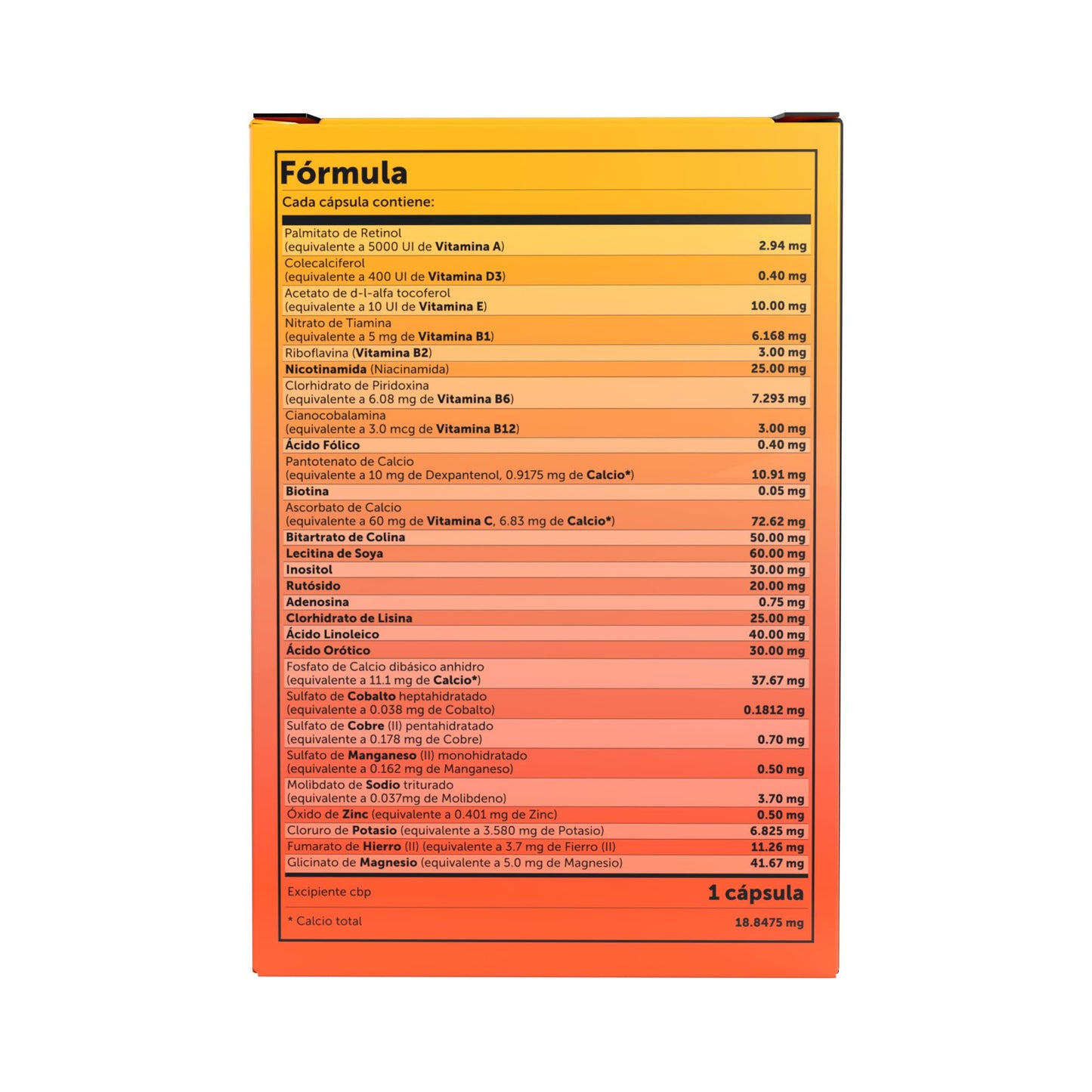 Bomuca - Vivioptal 90 Cápsulas, Vitaminas y Minerales, Libre de Gluten, Formula Alemana