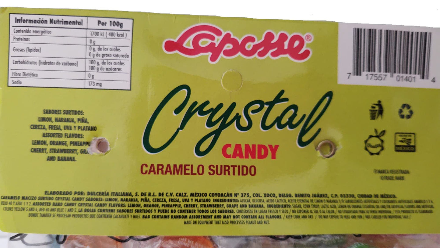 Laposse Caramelo Surtido Crystal Candy 1 kg