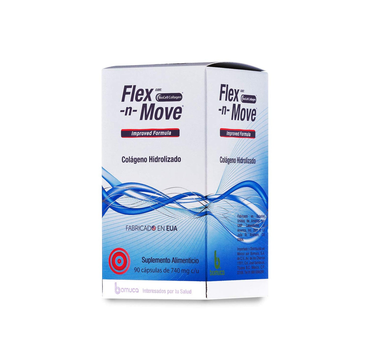 BOMUCA S.A. de C.V - Flex-n-Move Suplemento alimenticio 90 cápsulas