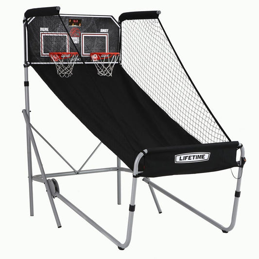 90648 Double Shot Deluxe Basketball Arcade Game