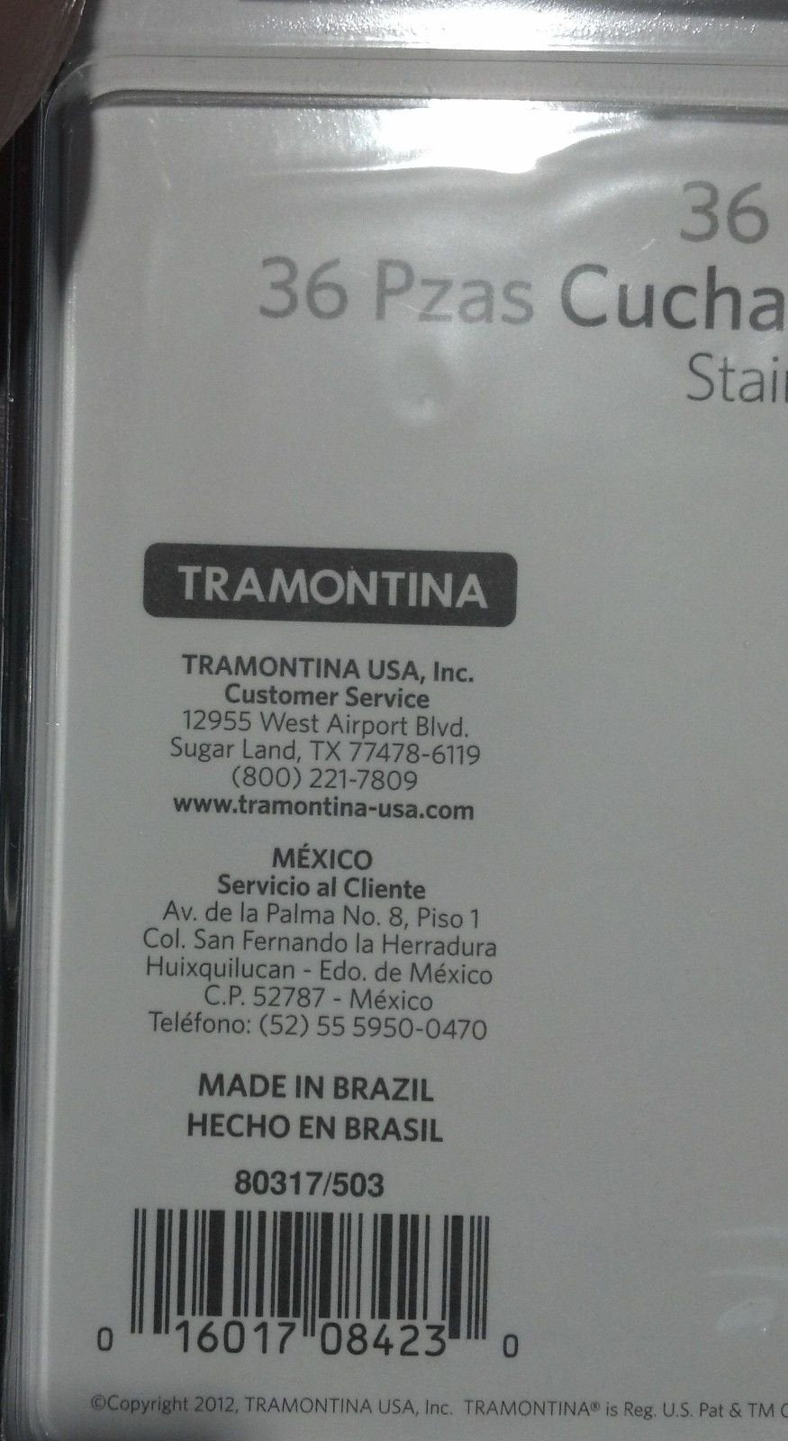 Tramontina Pro Line 36 Dinner Forks Commercial Grade Stainless Steel + 36 Spoon