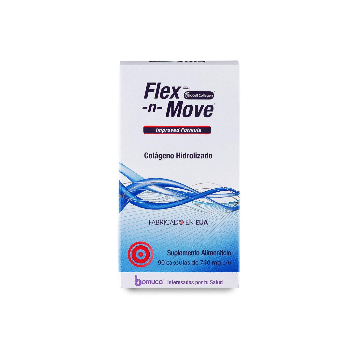BOMUCA S.A. de C.V - Flex-n-Move Suplemento alimenticio 90 cápsulas