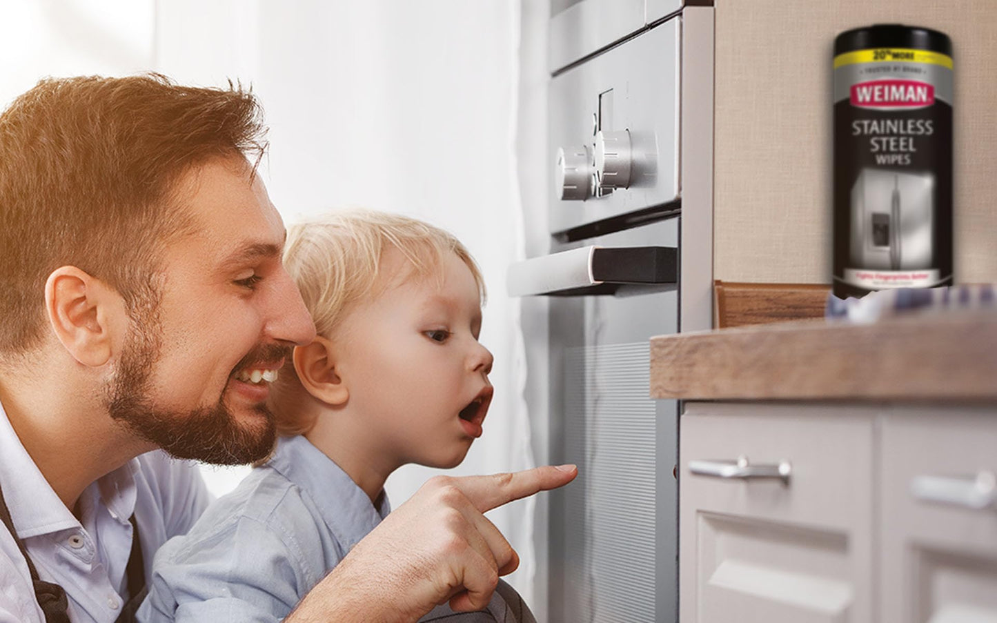 Weiman Products Toallitas de acero inoxidable, 30 unidades (paquete de 1)