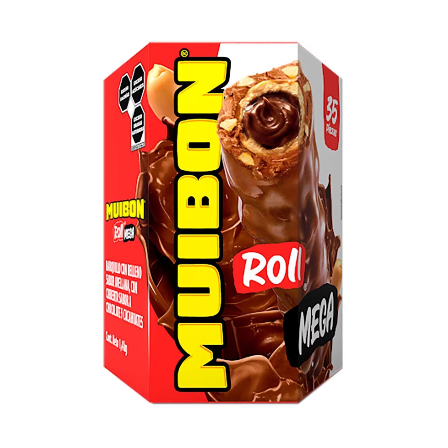 Barquillo Relleno Muibon 35 Pz De 40g