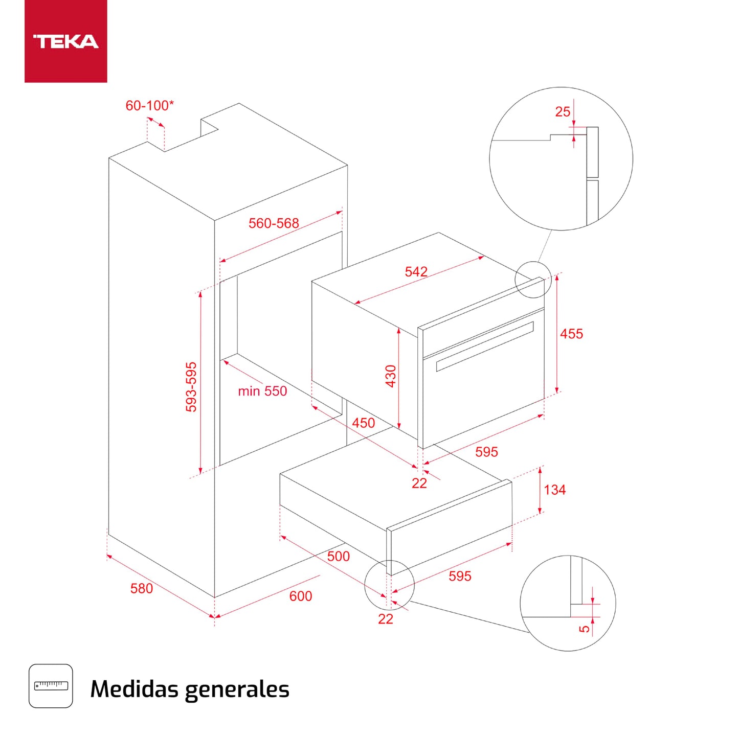 Teka 40589920 Cajón para Calentar Platos