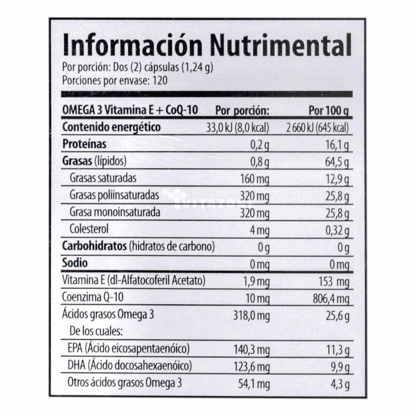 Solanum Omega 3 Solanum Pharma con Salmón de Alaska y Vitamina E 240 Cápsulas