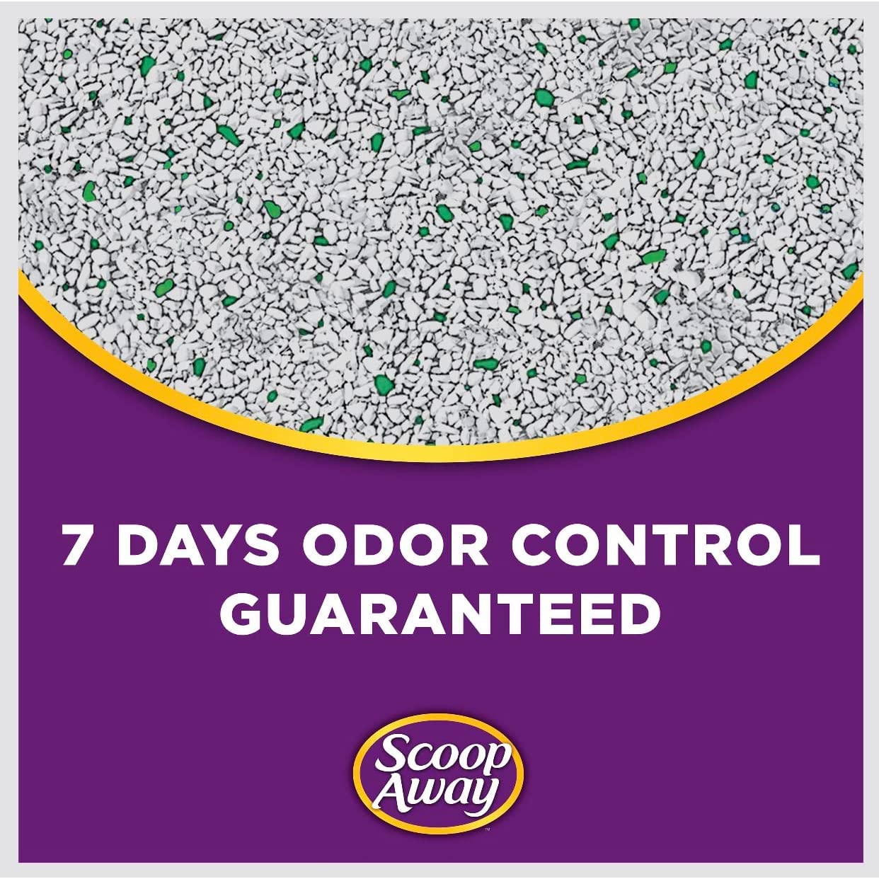 Scoop Away Instant Arena para gatos aglutinante control de olores 17.2kg /38LB (4 paquetes resellables de 4.31kg)