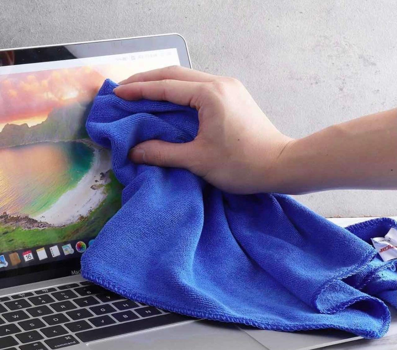 “Genérico” - “Genérico” Toallas Multiusos DE Microfibra Paquete con 36 Piezas DE 40cm X 40cm Taller Cocina