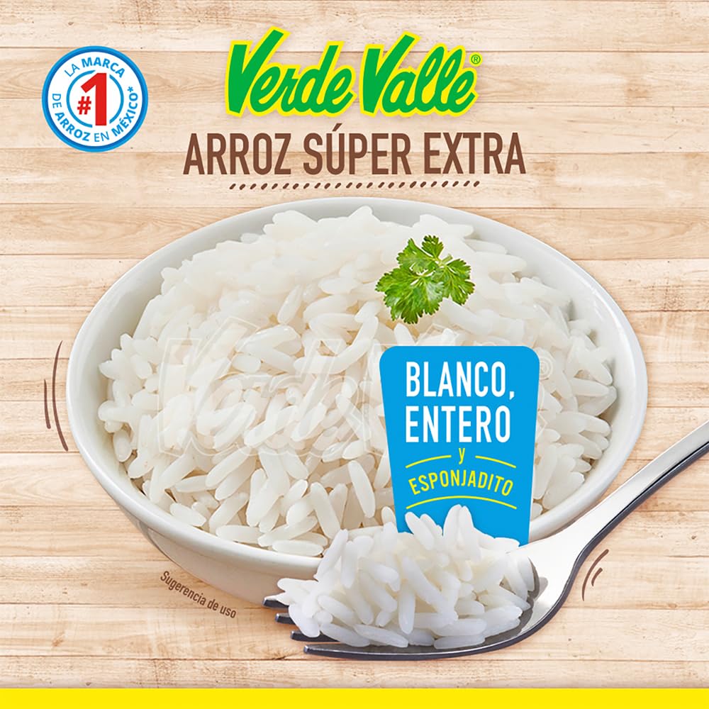 Verde Valle 4 Pack Arroz Súper Extra - 900 g