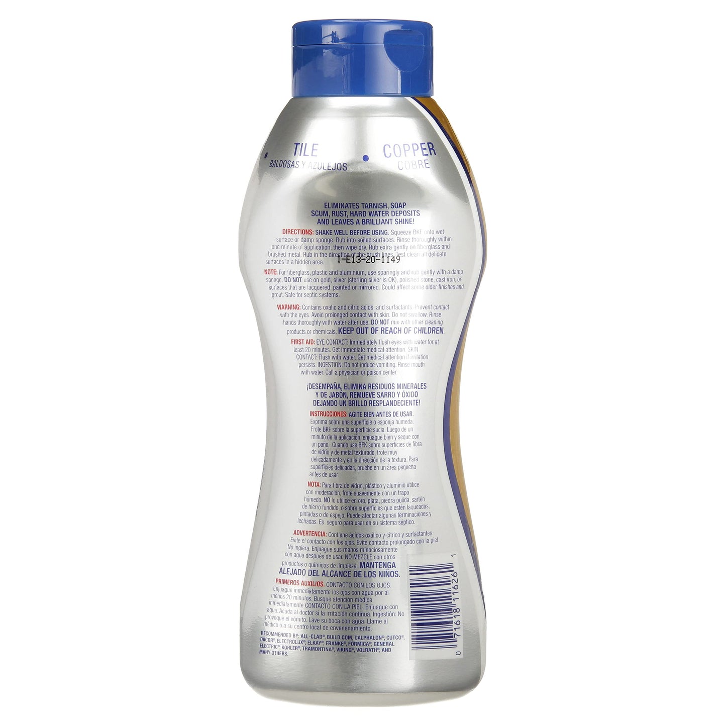 Bar Keeper's Friend Liquid Cleaner 26 oz each