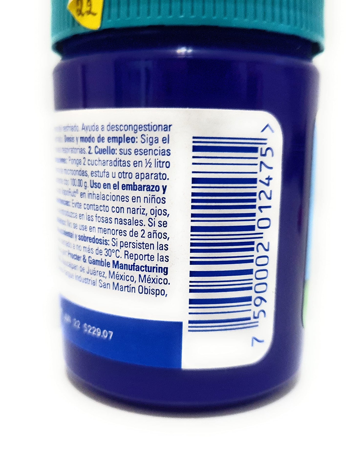 VICK VAPO RUN 1 FRASCO 100G