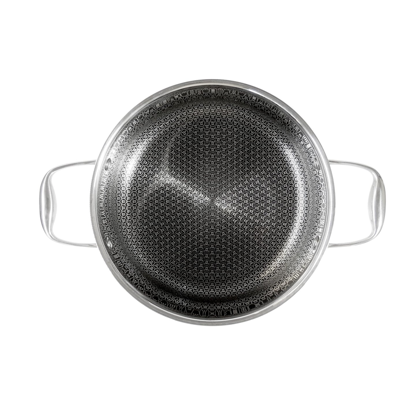 Westinghouse cacerola 28 cm black signature acero inoxidable con tapa de cristal capacidad 7 litros