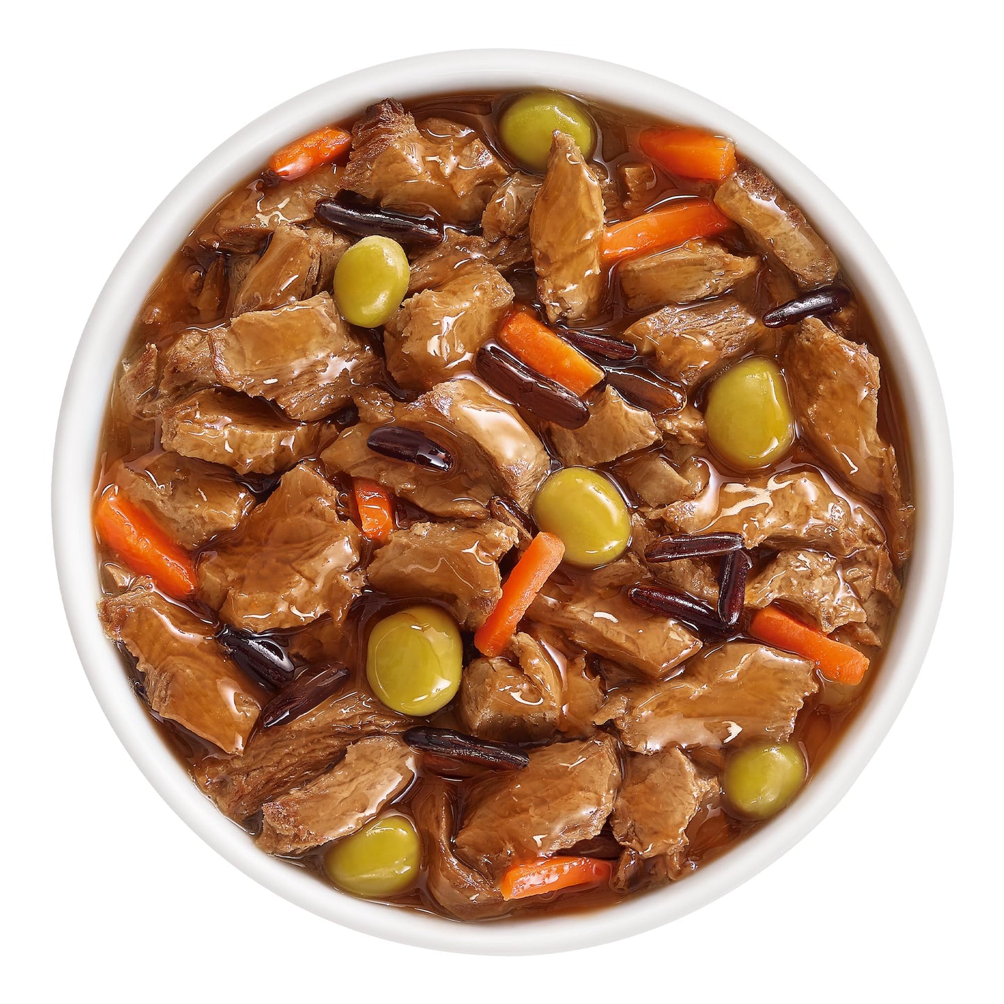 Purina Beneful Alimento Humedo para Perros Adultos con Sabor de Pavo y Arroz - 1 Pack x 20 Piezas de 100 g c/u, Total: 2000 g