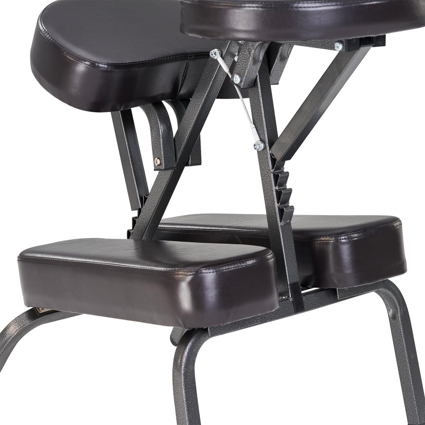 Master Massage Bedford - Silla portátil de Cuerpo Completo con Cuna Facial Ajustable, Ligera para SPA, Tatuaje, salón y Viajes, Viene con Estuche de Transporte, Acabado café